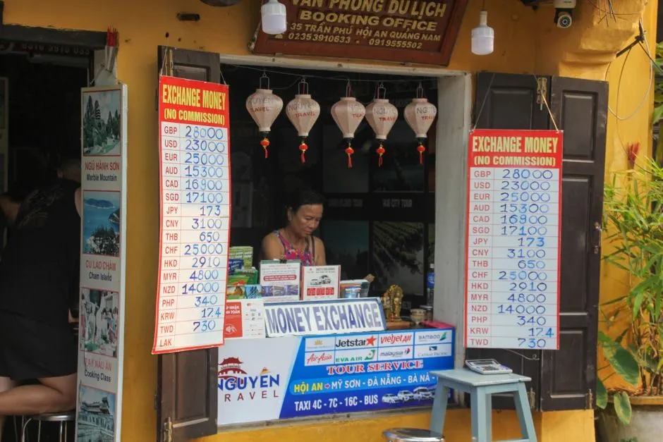 Bảng niêm yết tỷ giá ngoại tệ tại ngân hàng